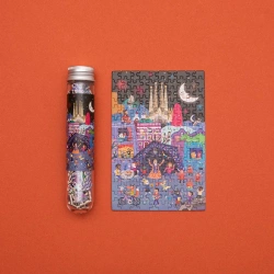 Puzzle mikro menzurka, Night in Barcelona | Londji®