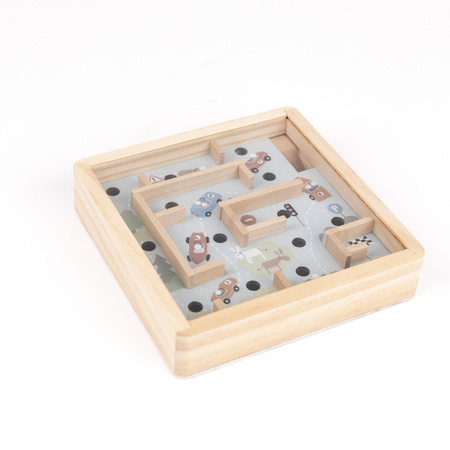 Gra drewniana, mini labirynt z kulką | Egmont Toys®