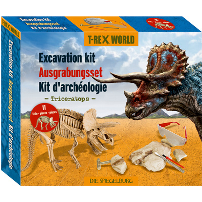 Duży zestaw wykopaliskowy Triceratops