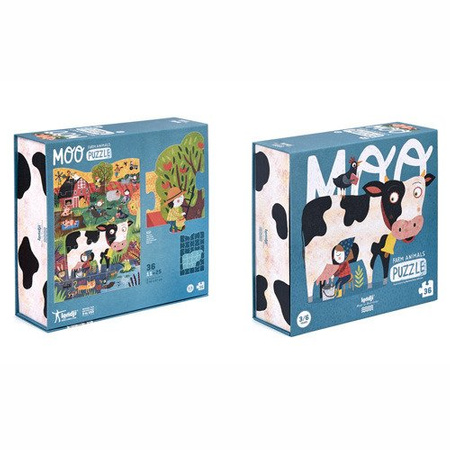 Puzzle dla dzieci Krówka Moo | Londji®