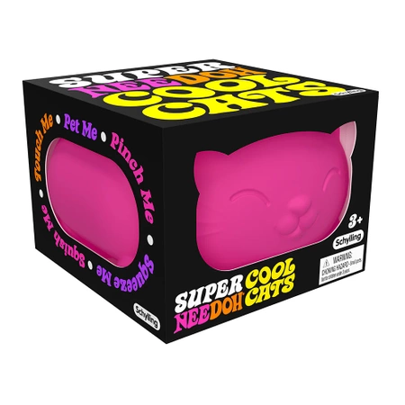 Schylling Gniotek sensoryczny Cool Cat SUPER (SET: 6 szt) | Bigjigs Toys®