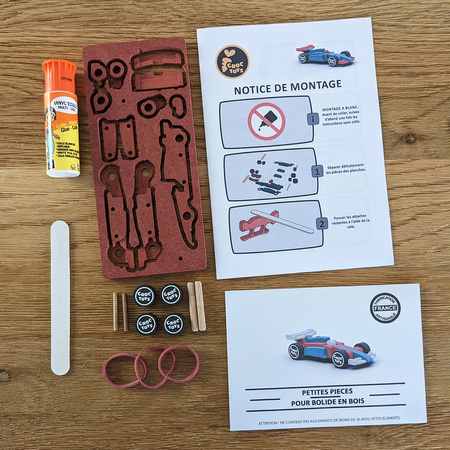 DIY Drewniany pojazd: 3 x Formuła | Croc Toys®
