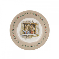 Talerz fi 20 cm Peter Rabbit Christmas Window | Petit Jour Paris®