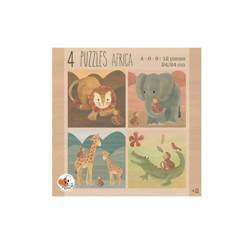 Puzzle Afryka 4 szt/kpl | Egmont Toys®