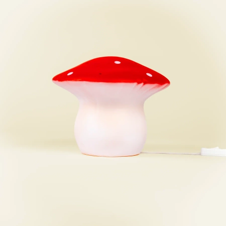Lampka nocna LED, Grzybek średni, Czerwony | Egmont Toys®