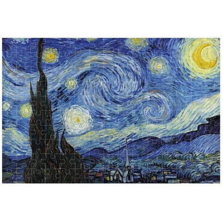 Puzzle mikro, menzurka Starry Night Van Gogh | Londji®