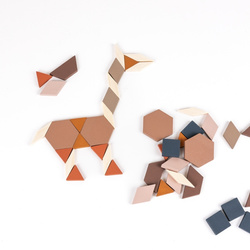 Drewniane klocki - figury do układania | Egmont Toys®