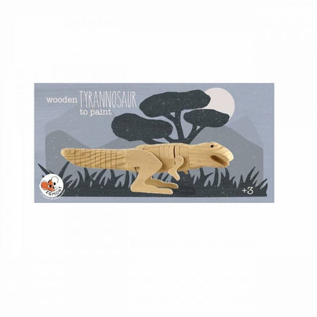 Drewniany Tyranosaurus do pomalowania | Egmont Toys®