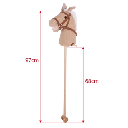 Drewniany konik na kiju Hobby Horse | Bigjigs Toys®